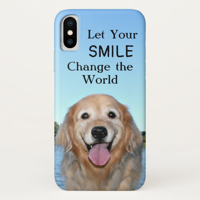 Coques Case-Mate iPhone Changement de golden retriever le monde (Dos)