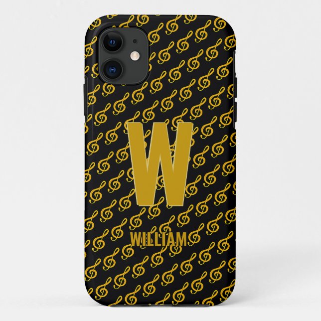 Coques Case-Mate iPhone Changer initial, Ajouter (supprimer) Nom, Musique  (Dos)