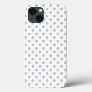 iPhone 13 Case Changer les points polka gris en n'importe quelle