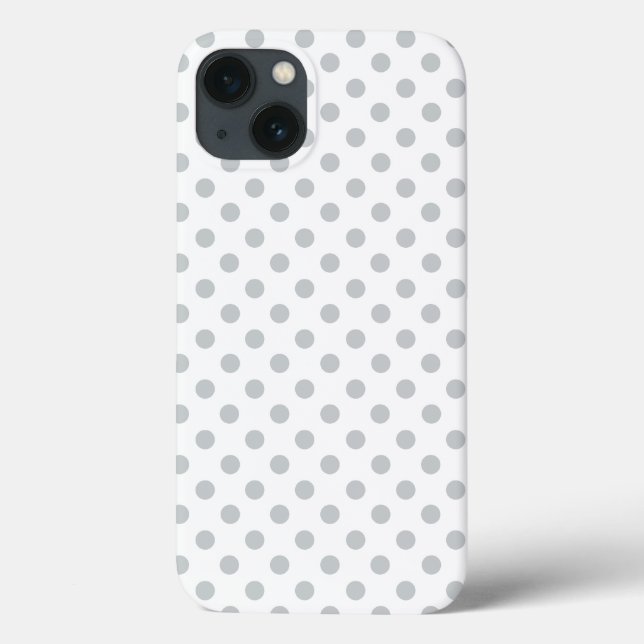 Coques Case-Mate iPhone Changer les points polka gris en n'importe quelle  (Verso)