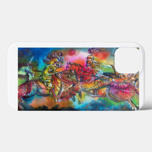 ETUI iPhone 13 CHANSON DE ROLAND, COMBAT DES CHEVALIERS EN TOURNO