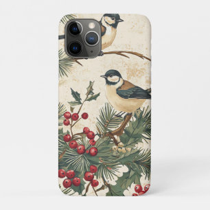 Case-Mate iPhone Case Chanson Héritage Holly Noël Crème Bois