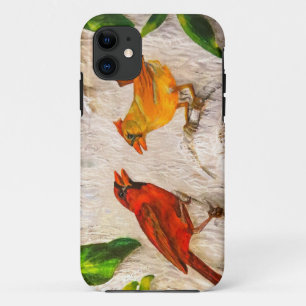 Coques Pour iPhone Chant de Redbirds de l'amour