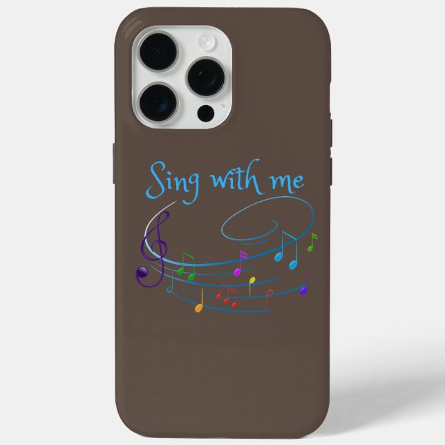 Coques Case-Mate iPhone chante avec moi (Verso)