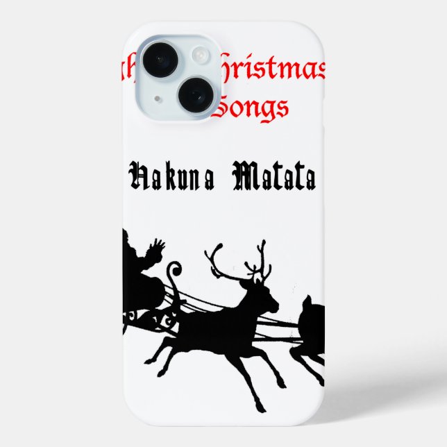 Coques Case-Mate iPhone Chanter le long de Noël - Carols & Festive Joy (Verso)