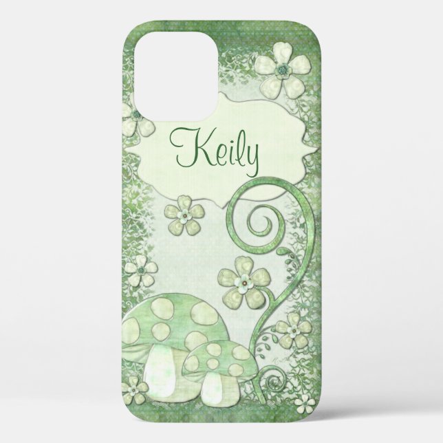 Coques Case-Mate iPhone Chantily Whimsical Mixed Media PERSONNALISÉ (Verso)