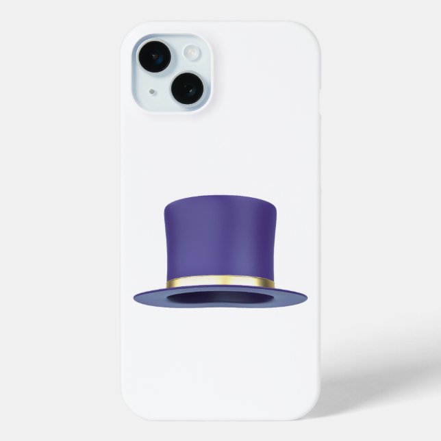 Coques Case-Mate iPhone Chapeau de dessus magique violet (Verso)