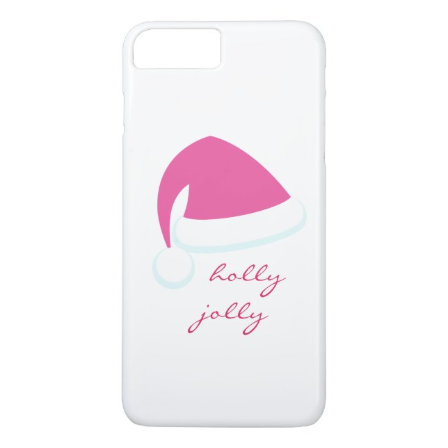 Coques Case-Mate iPhone Chapeau de Père Noël rose pour iPhone 7 (Dos)