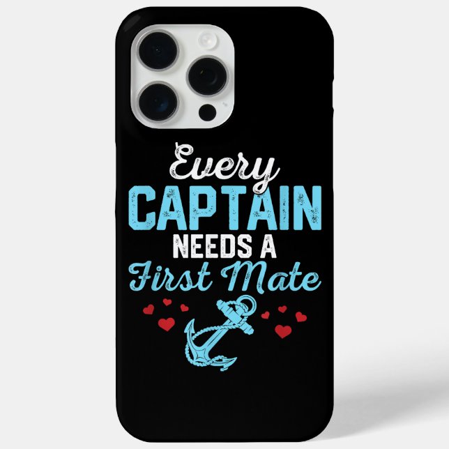 Coques Case-Mate iPhone Chaque capitaine a besoin d'un second  (Verso)
