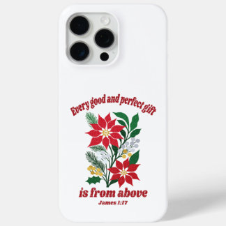Coque Case-Mate iPhone Chaque don bon et parfait – Jacques 1:17 Noël