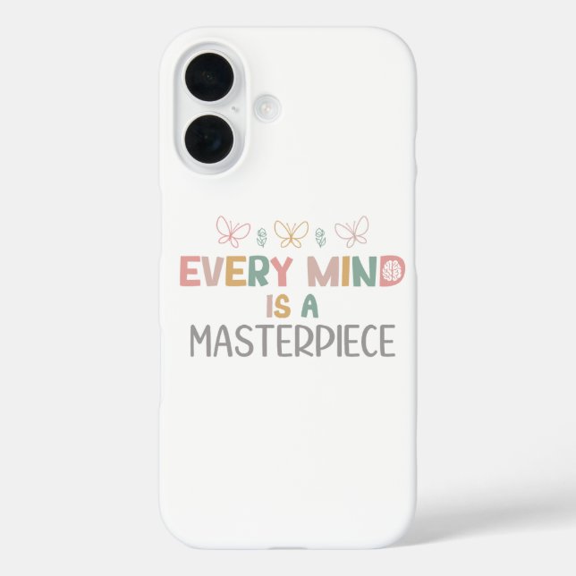 Coques Case-Mate iPhone Chaque esprit est un chef-d'œuvre Acceptation de l (Verso)