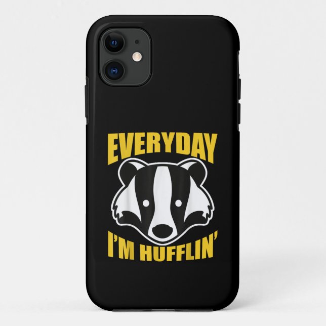 Coques Case-Mate iPhone Chaque jour je suis en train de Huffler Huffle Mig (Dos)