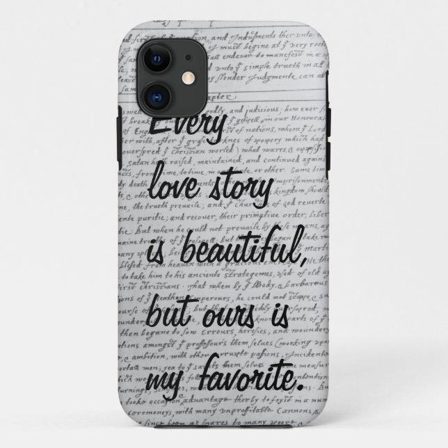 Coques Case-Mate iPhone Chaque Love Story est beau, notre iPhone 5 (Dos)