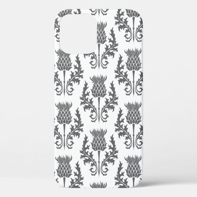 Coques Case-Mate iPhone chardon en silhouette motif sans soudure (Verso)