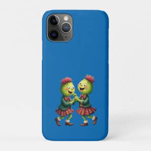 Case-Mate iPhone Case Chardons écossais portant du tartan dansant le Cei