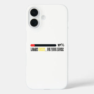 Coque Pour iPhone 16 Chargement d'énergie... Por Favor Espere Hispanic