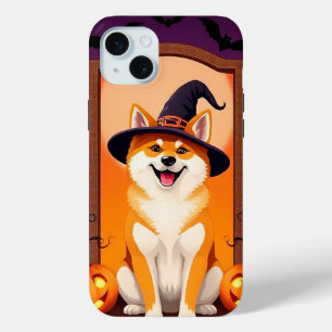 Coque Case-Mate iPhone Charmant chiot citrouille ambiance 🎃🐾 Halloween 