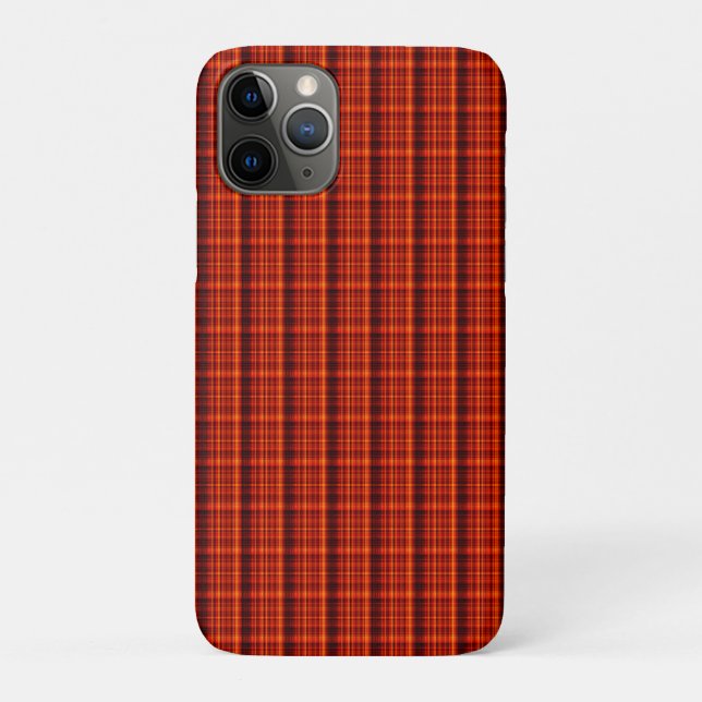 Coques Case-Mate iPhone Charme Crimson Highland; Impression Tartan Rouge (Dos)