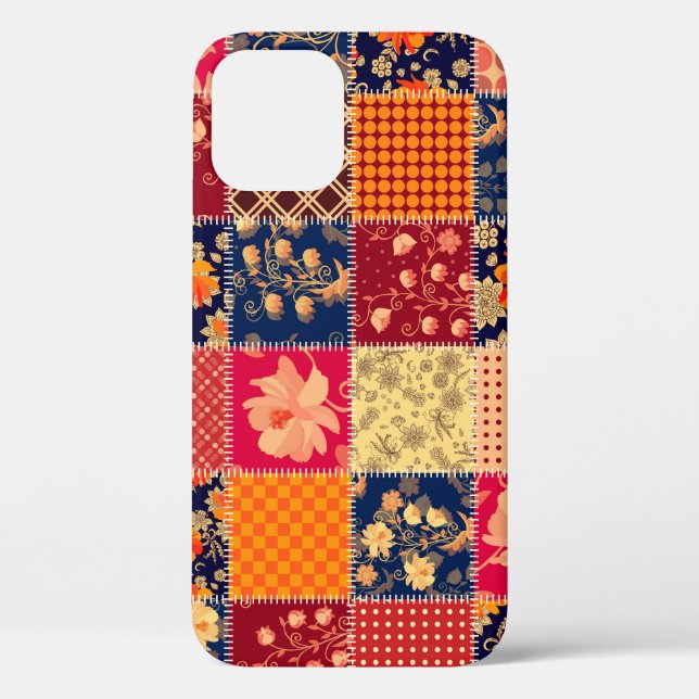 Coques Case-Mate iPhone Charme d'appareillage : mélange floral et géométri (Verso)