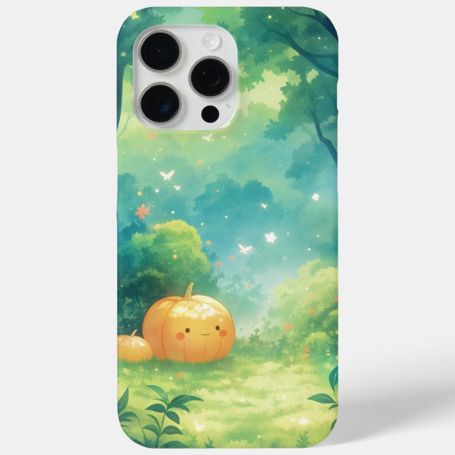 Coques Case-Mate iPhone Charme de la forêt de citrouilles (Verso)