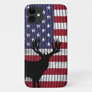 Case-Mate iPhone Case Chasse au cerf mâle Buck patriotique