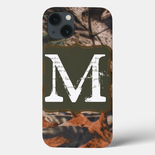 Coques Case-Mate iPhone Chasse Camouflage Chasse Camouflage Monogramme Coq (Verso)