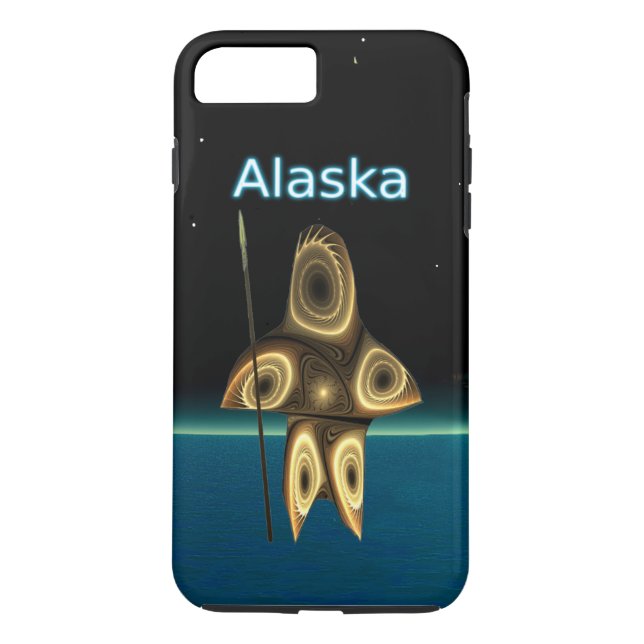 Coques Case-Mate iPhone Chasseur inuit fractal - Alaska (Dos)