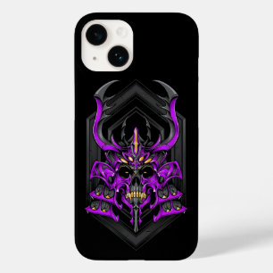 Coque Case-Mate iPhone Chasseur pourpre Samurai Crâne