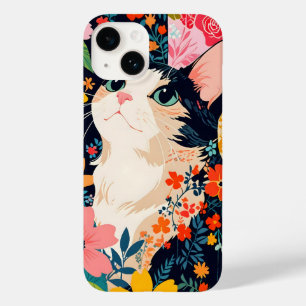 Coque Case-Mate iPhone Chat à écailles florales
