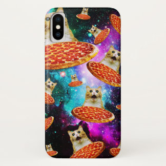 Case-Mate iPhone Case Chat à pizza de l'espace amusant