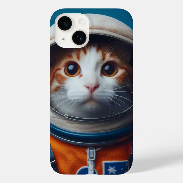 Coques Case-Mate iPhone Chat amusant en Engin astronaute - Space Adventure (Verso)