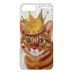 Coque Case-Mate Pour iPhone Chat au gingembre avec Portrai de la Couronne