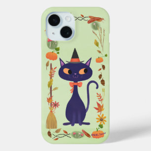 Coque Case-Mate iPhone Chat aux Sorcières d'Halloween