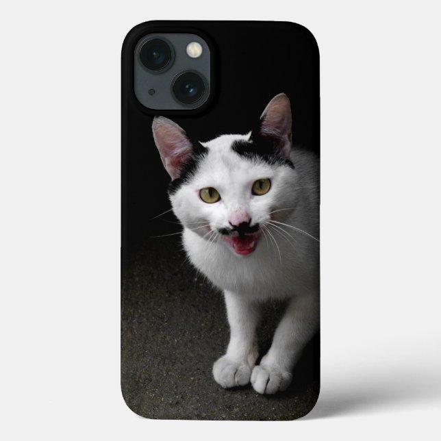 Coques Case-Mate iPhone Chat avec Moustache (Verso)