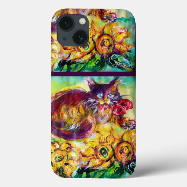 COQUES Case-Mate iPhone CHAT AVEC RIBBON ROUGE ET SOUFFRES (Verso)