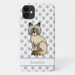 Case-Mate iPhone Case Chat Birman / Ragdoll Tortoiseshell Mignon & Nom