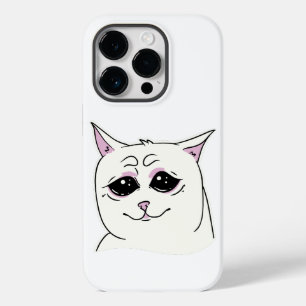 COQUE Case-Mate iPhone CHAT BLANC SIGMA SAD FACE ANIMAL