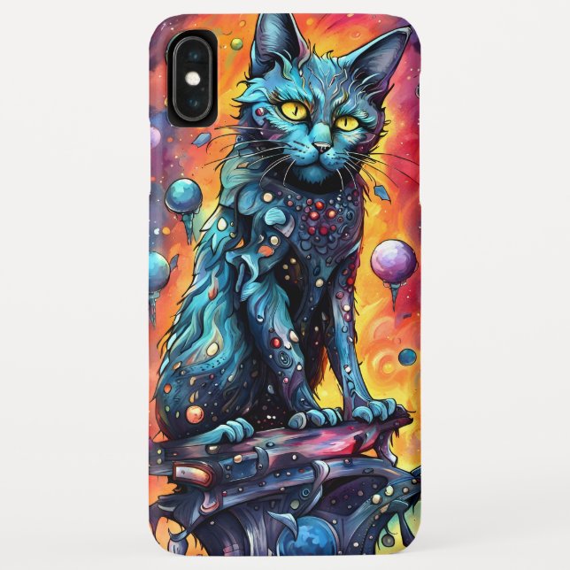 Coques Case-Mate iPhone Chat bleu I (Dos)