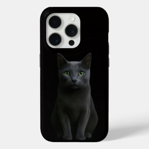 Coque Case-Mate iPhone Chat bleu russe Black 4 Luxe iPhone 15 Pro Mate
