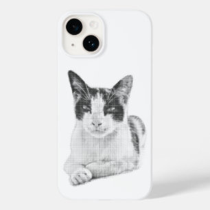 Coque Case-Mate iPhone Chat calico en demi-teinte