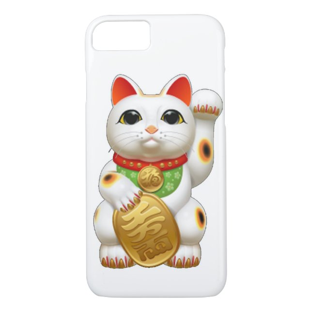 Coques Case-Mate iPhone chat chanceux de maneki-neko (Dos)
