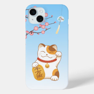 Coque Case-Mate iPhone Chat chanceux japonais, Calico Maneki Neko
