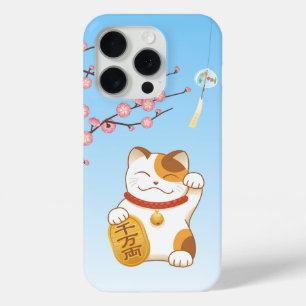 Coque Case-Mate iPhone Chat chanceux japonais, Calico Maneki Neko