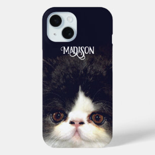 Coque Case-Mate iPhone Chat chaton blanc et noir