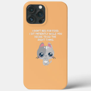 Case-Mate iPhone Case Chat Chaton Kawaii Je Ne Demande Pas De Nourriture