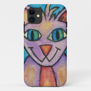 Case-Mate iPhone Case Chat Chaton Rose Violet