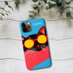 Case-Mate iPhone Case Chat Cool aux Lunettes de Soleil