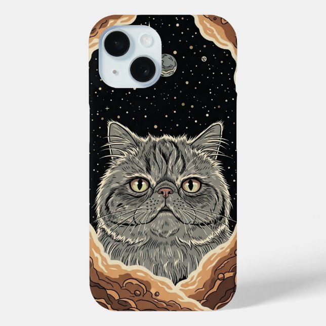 Coques Case-Mate iPhone Chat Cosmique (Verso)