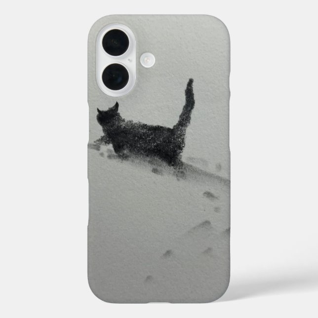 Coques Case-Mate iPhone chat dans la neige 2 (Verso)