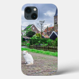 Case-Mate iPhone Case Chat dans le village de pêcheurs traditionnel
